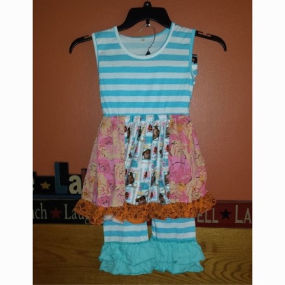 Other - Girls Moana Shorts & Capri Sets NWOT (CAPRI SET)